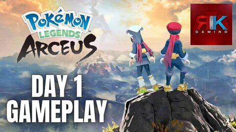 Pokemon Legends: Arceus - Release Day | First 2+ Hours Of Gameplay!