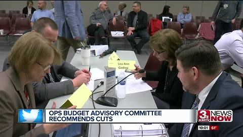 OPS budget advisory committee recommends cuts