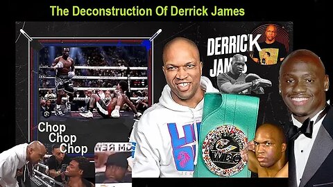 (HUH?🤣) Derrick James goes blind during Anthony Joshua fight and is chop,chop,chop A real game plan?
