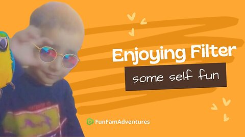 Infectious Joy: Adorable Little Boy Radiates Happiness with App Filters! 😄
