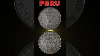 Peru 5 Soles 1969.#shorts #coinnotesz #viral #trending