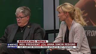 Michigan State University President Lou Anna Simon to step down Thursday