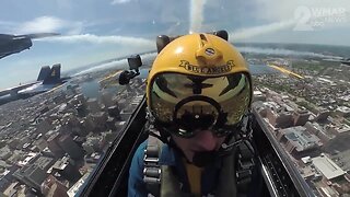 Blue Angels, Thunderbirds fly over Baltimore