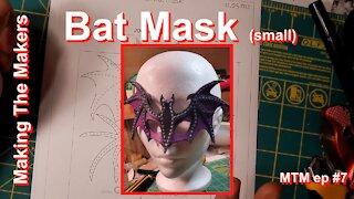 Making the Makers ep.7: Leather Bat Mask by Creative Awl (Small Sized)