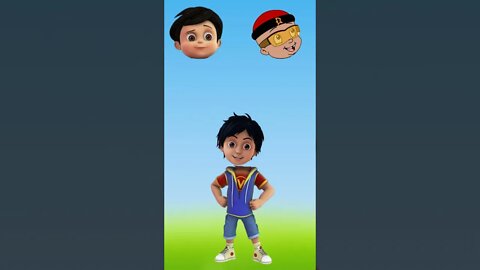 Match The Right Head | Vir The Robot Boy | Shiva | Motu Patlu | Mighty Raju | Wrong Head Puzzle