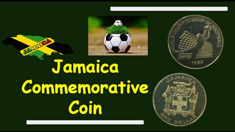 OLD COIN - Jamaica One Dollar World Championship of Football 1982 Commemorative Issue Coin