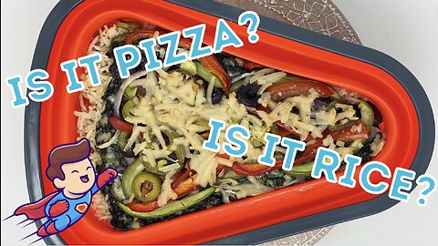 Is it Pizza? Is it Rice? Our CRAZIEST Recipe Yet… 😱🤤