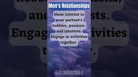 Men's Relationships : Interest