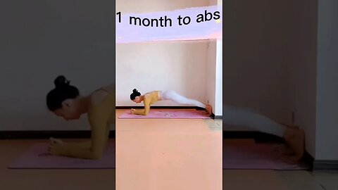 One Month To Abs Exercises | How to get abs in a month at Home #shorts