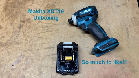 Makita XDT19 Unboxing