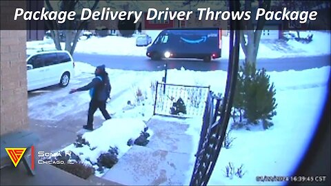 Package Delivery Driver Throws Package Caught on Ring Camera | Doorbell Camera Video
