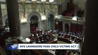 New York State lawmakers pass Child Victims Act.
