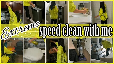 *EXTREME* EXTRA FAST SPEED CLEANING MOTIVATION 2022 | ENTIRE APARTMENT CLEAN WITH ME 2022 | ez tingz