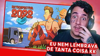 REACT RETROSPECTIVA ANIMADA 2022 ♫ - Canal Nostalgia | LÉO MURIEL REAGINDO