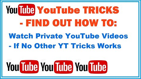 Find-out How to Watch Private YouTube Videos If No Other YT Tricks Works| @elementaryans