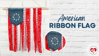 Easy American Ribbon Flag