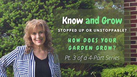 Stopped Up or Unstoppable | How Does Your Garden Grow? | Pt 3 of 4 | Know and Grow