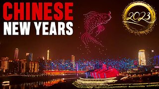 Chinese SPECTACULAR Fireworks New Years Party | Chongqing China 2023 | Drone Show