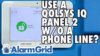 Using a Qolsys IQ Panel 2 Without a Phone Line