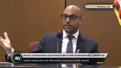 Aaron Siris Vitnesbyrd i Senatet ved Arizona Southwestern Committee for Covid-19