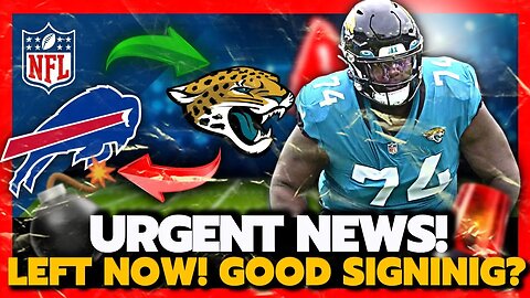 🔴 URGENT NEWS! HE WILL BE OUT! Trade with Jaguars? ➤ BUFFALO BILLS NEWS | NFL NEWS