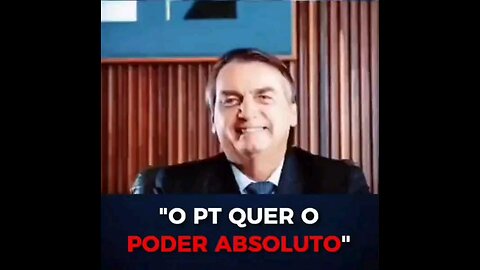 Alerta do ex presidente Bolsonaro sobre o PT