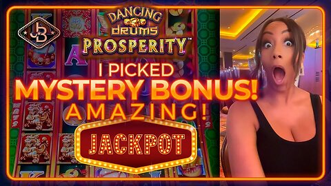 Dancing Drums Prosperity AMAZING Jackpot Handpay! $28.88 A Spin!