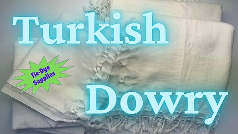 Tie-Dye Designs: Turkish Towels Unboxing