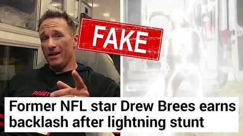 Drew Brees Could Be SUED After Getting SLAMMED For Fake Lightning Strike PointsBet Video