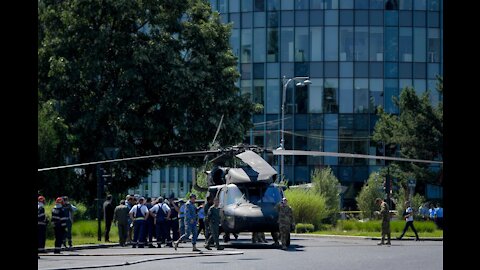 US Black Hawk helicopter forced to land in Bucharest