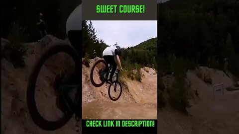 Sweet Bike Course! #Shorts #YoutubeShorts #ExtremeSports #MountainBike #BMX #Bike #Bikes #Bicycles