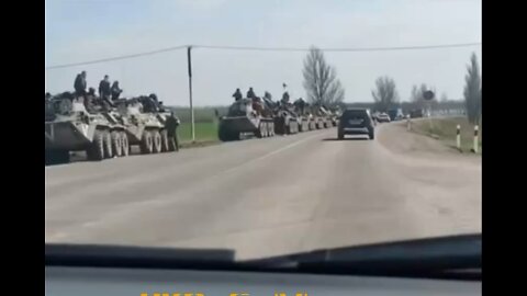 Russian military convoy