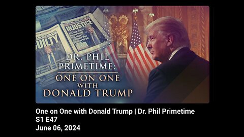 Captioned - Dr. Philip interviews Trump on Merit+