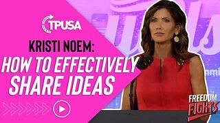 Kristi Noem Gives the BEST Advice | How to Share Opinions with Others