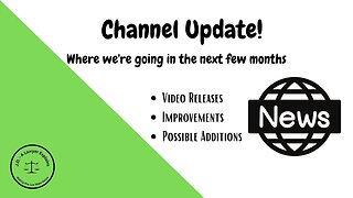 Channel Update August 2023 (new things coming)
