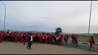 South Africa - Cape Town - Bloekombos Secondary school day 2 Protest (Video) (BxJ)