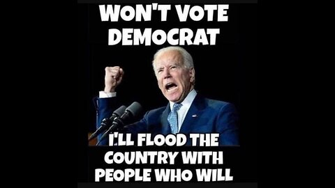 why lib democrat suddenly dumped 81 million votes demented zombie joe & needs open border for kamala