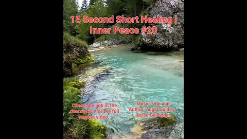 15 Second Short Healing Inner Peace | Meditation Music | Angel Guides | #20 #Meditation #shorts