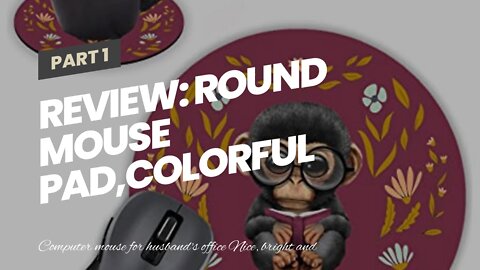 Review: Round Mouse Pad,Colorful Pineapple Mouse Pad，Waterproof Non-Slip Rubber Office Gaming...
