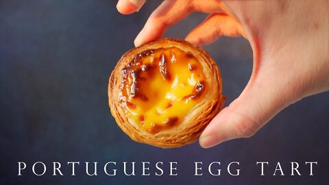 葡式蛋撻 千層酥皮 詳細食譜┃Pastel de Nata┃Portuguese egg tarts