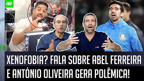 "CALOU A BOCA DO CARA! ELE QUERIA APARECER!" OLHA do que Abel Ferreira e António Oliveira foram ALVO