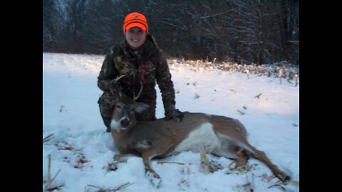 Her Second Deer!