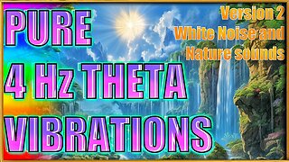 Version 2 | 4 Hz PURE THETA WAVES with Frequency Shifts - Read description before using ⚡️