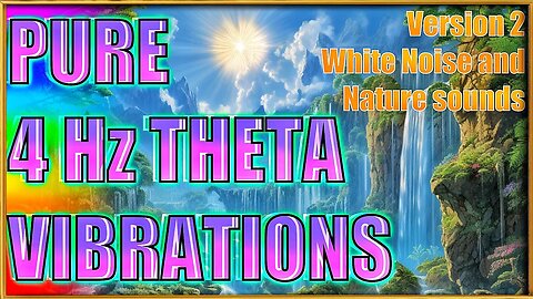 Version 2 | 4 Hz PURE THETA WAVES with Frequency Shifts - Read description before using ⚡️