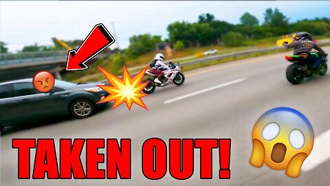 He Tried To Take Us Out! - Best Motorcycle Road Rage, Crashes, Close Calls of 2023 [Ep.1]