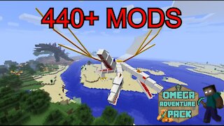 THIS MODPACK HAS OVER 440 MODS I Minecraft Omega Adventure Episode 1