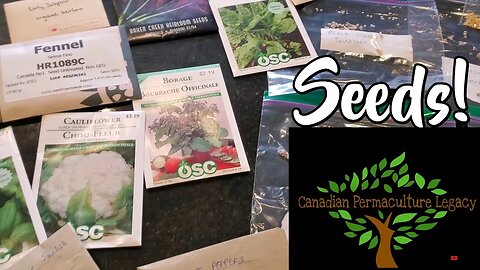 SEEDS! What plants are we growing this year?