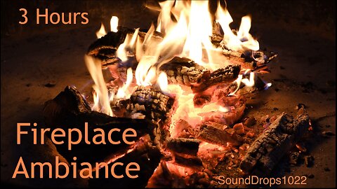 3-Hour Crackling Fire Soundscape