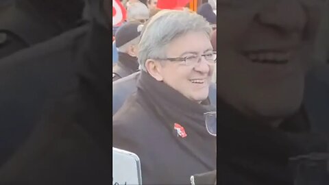 J-L Mélenchon (2) à la "Marche pour nos Retraites" du 21.01.23