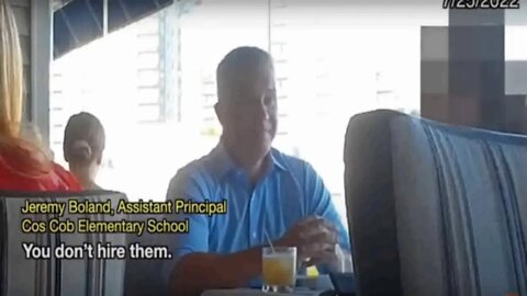 PROJECT VERITAS EXPOSES JEREMY BOLAND THE PRINCIPAL ASSISTANT AT COS COB ELEMENTARY SCHOOL